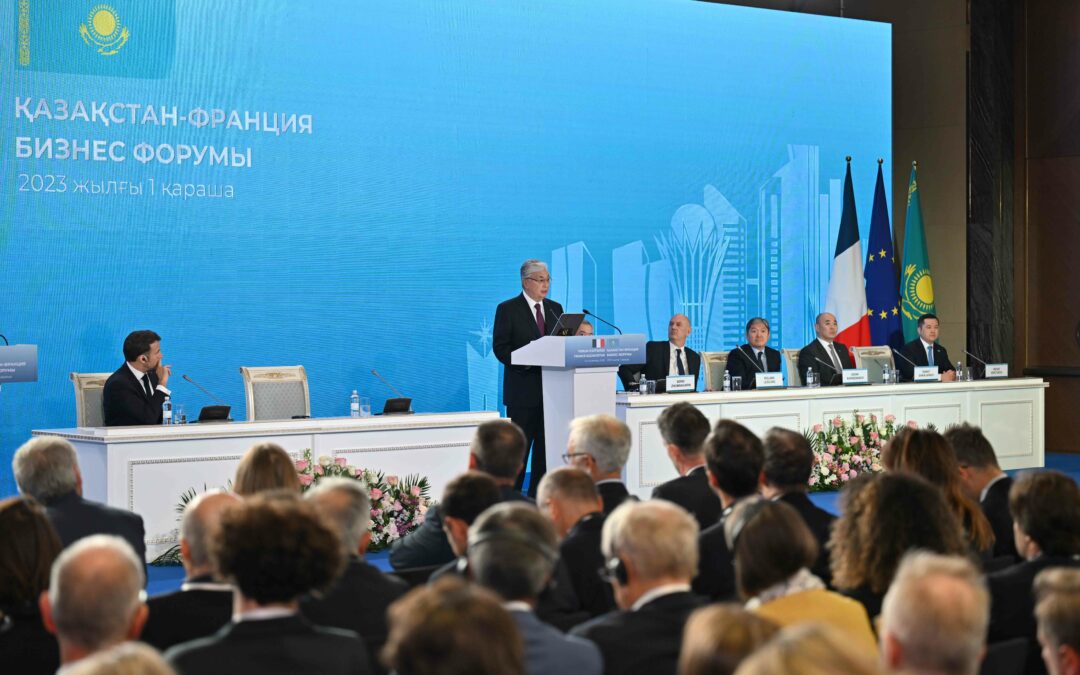 Forum d’affaires France-Kazakhstan : voici les déclarations de Kassym-Jomart Tokaïev
