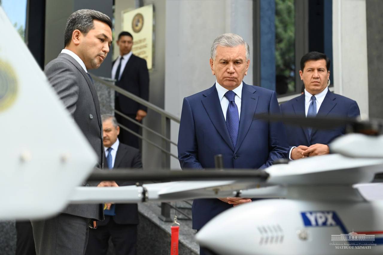 drones © Service presse du Président de l'Ouzbékistan