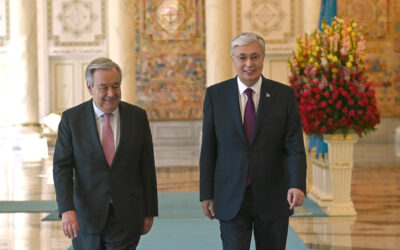Antonio Guterres en visite à Astana : un engagement renforcé pour la coopération régionale