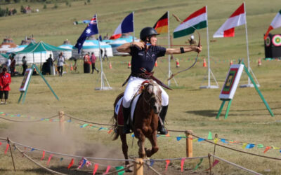 Les Jeux Nomades Mondiaux : la France triomphe lors de l’épreuve d’archerie à cheval !