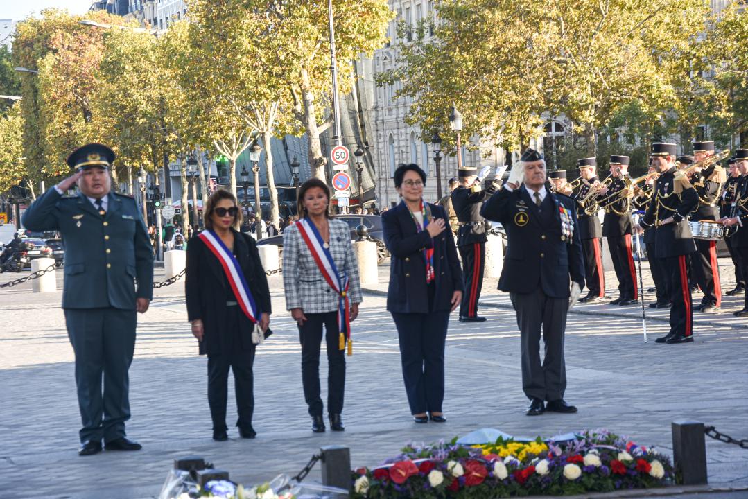 Hommage au soldats kazakhs