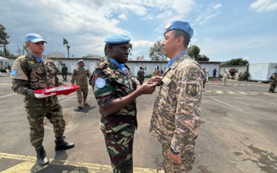 Congo : des casques bleus kazakhs récompensés par l’ONU pour leur engagement