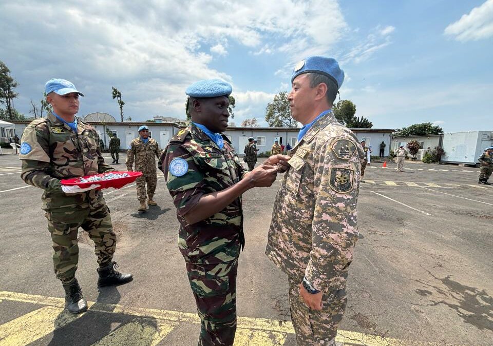 Congo : des casques bleus kazakhs récompensés par l’ONU pour leur engagement