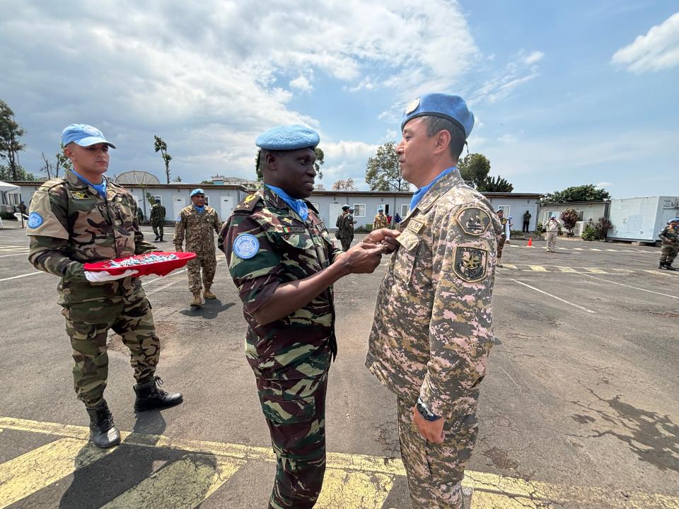 casques bleus kazakhs au Congo © Министерство обороны Республики Казахстан