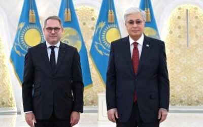 Au Kazakhstan, le nouvel ambassadeur de France a remis ses lettres de créances