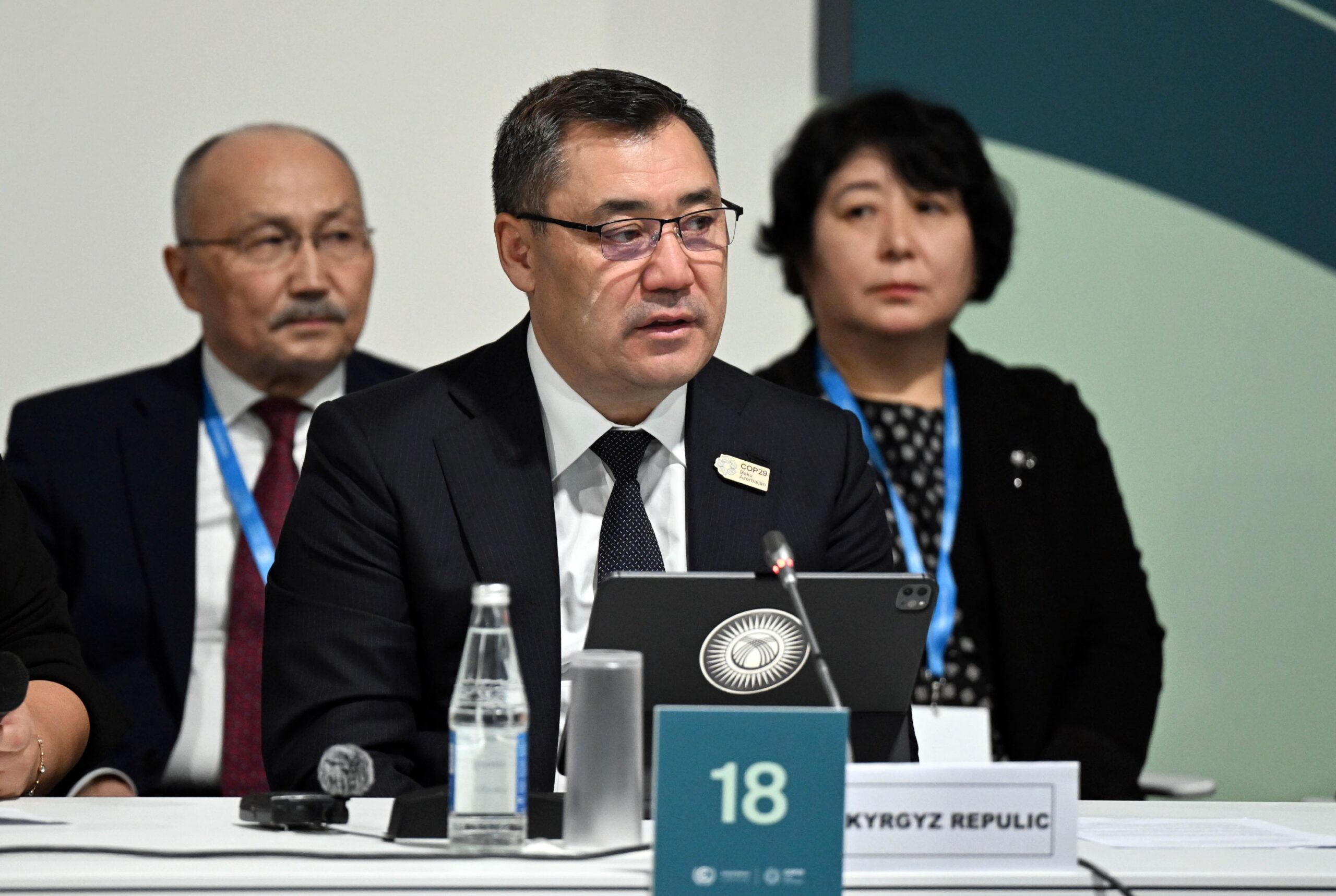 Sadyr Japarov à la COP29