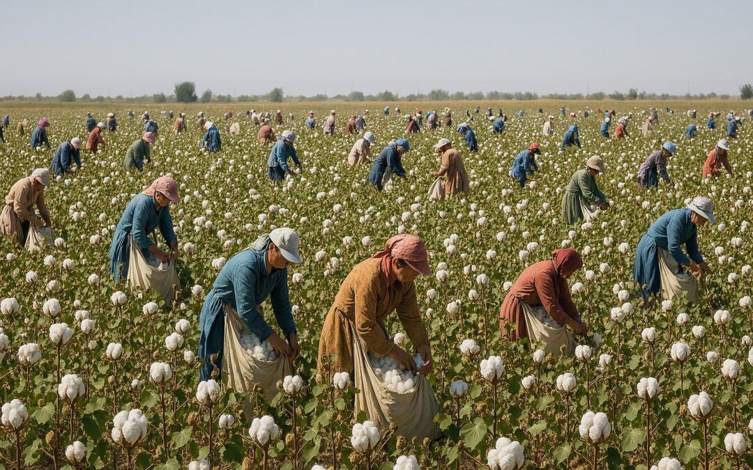 Sous les champs, la répression : le vrai prix du coton du Turkménistan