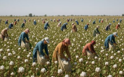 Sous les champs, la répression : le vrai prix du coton du Turkménistan