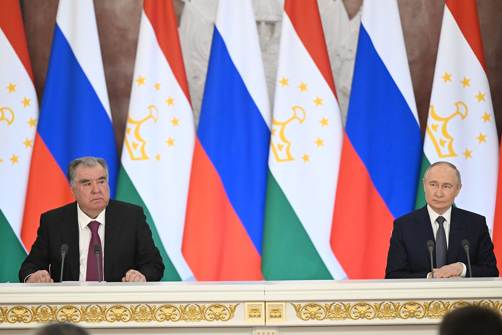 Vladimir Poutine et Emomali Rahmon