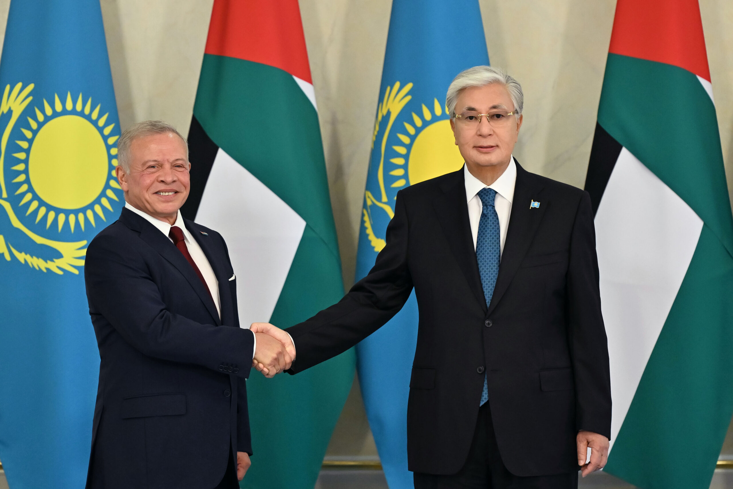 visite du roi de Jordanie au Kazakhstan