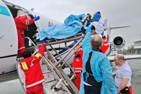 avion d'évacuation médicale