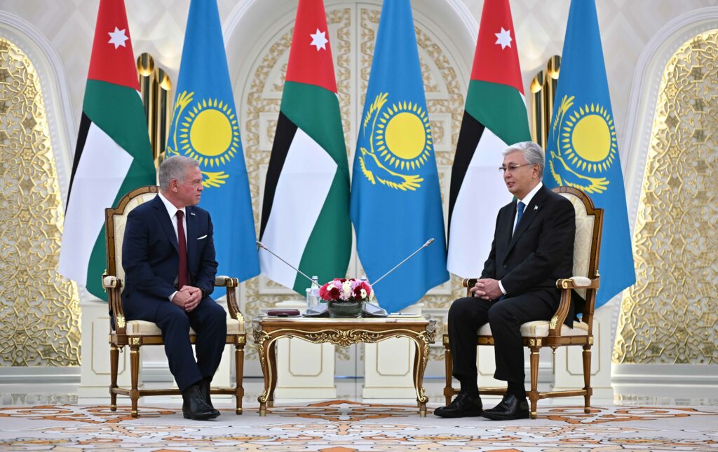 visite du roi de Jordanie au Kazakhstan