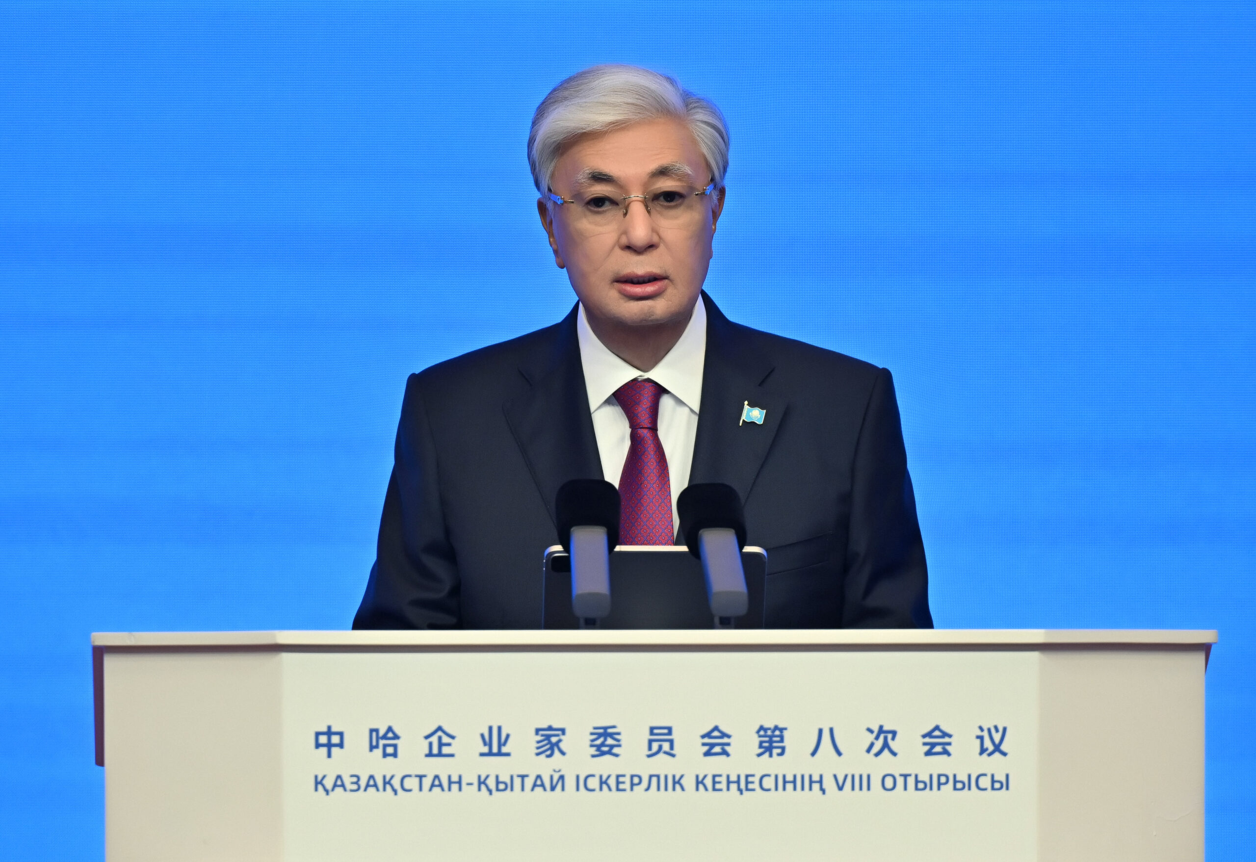 Kassym-Jomart Tokaïev au sommet de l'Organisation de coopération de Shanghaï