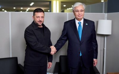 Volodymyr Zelensky rencontre Kassym-Jomart Tokaïev à New York pour relancer la paix