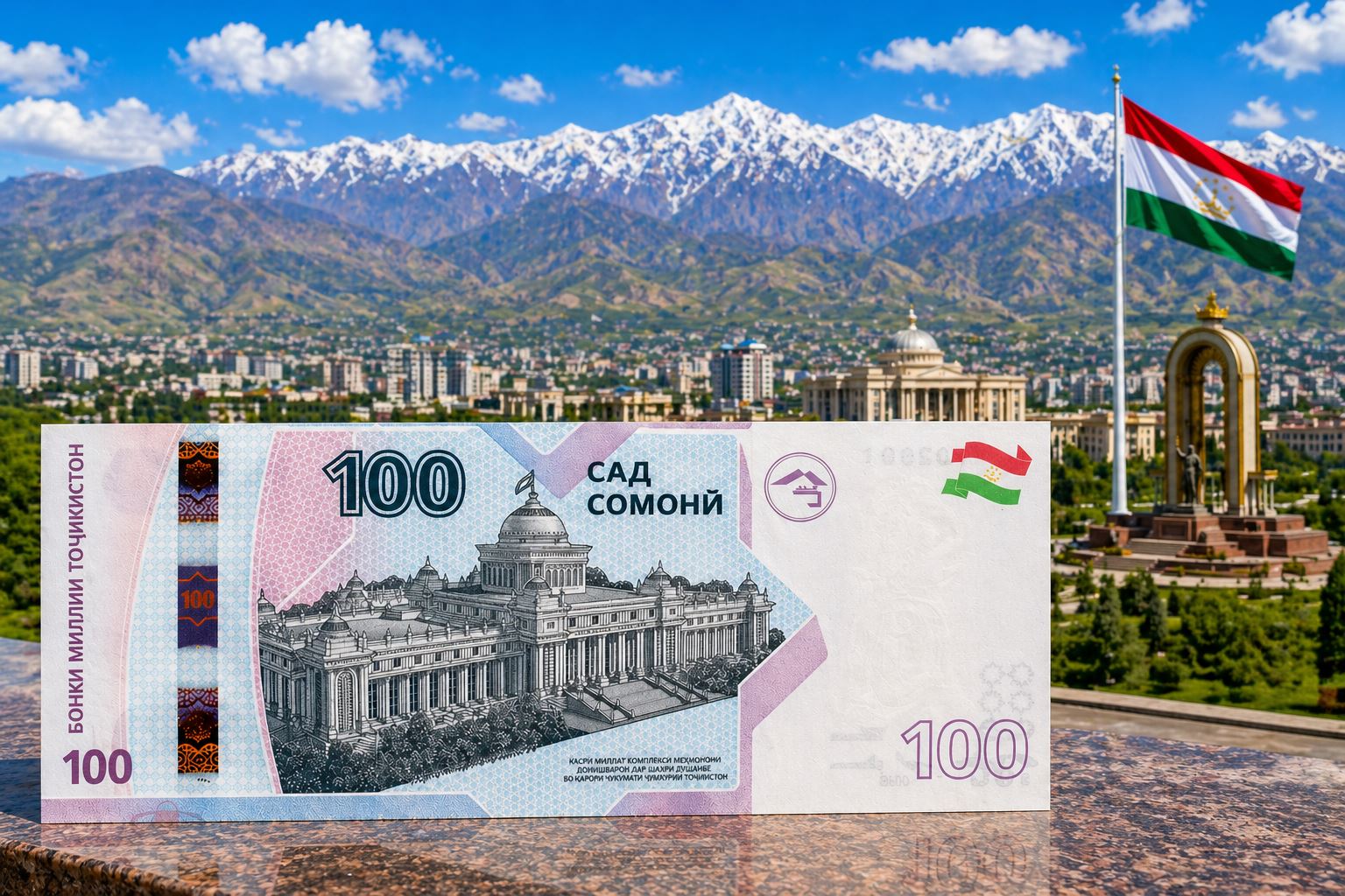 Tadjikistan : le billet de 100 somonis distingué parmi les meilleurs billets de banque au monde