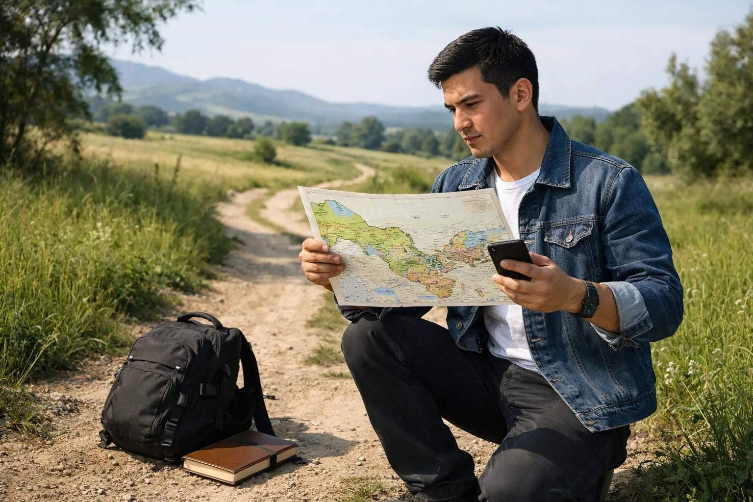 "Investir en Ouzbékistan : un jeune entrepreneur étudie les opportunités d'investissement dans un paysage rural ouzbek"