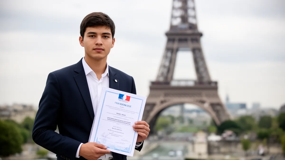 étudiants kazakhs en France, diplôme universitaire français, Tour Eiffel