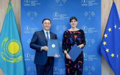 Le Kazakhstan signe un accord de coopération judiciaire avec le Parquet européen