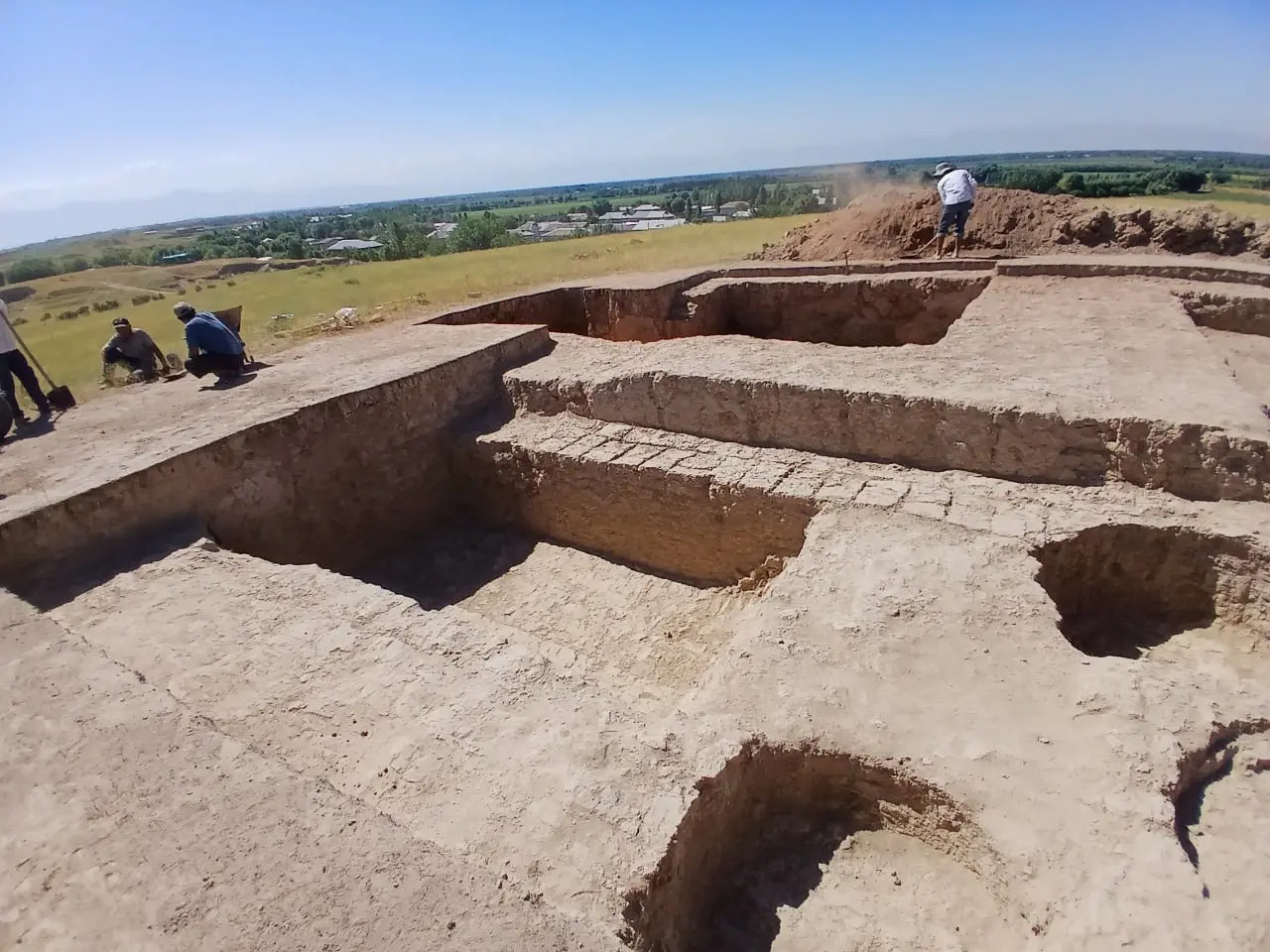 decouverte-archeologique-tadjikistan-fouilles Tadjikistan : des ruines d'un palais du VIIIe siècle découvertes sur le site de Mingtepa