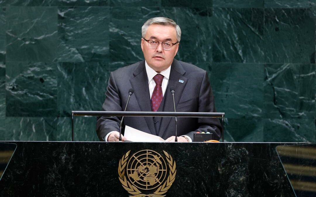 Le Kazakhstan à l’Assemblée générale de l&rsquo;ONU : eau, IA et sécurité au cœur des préoccupations