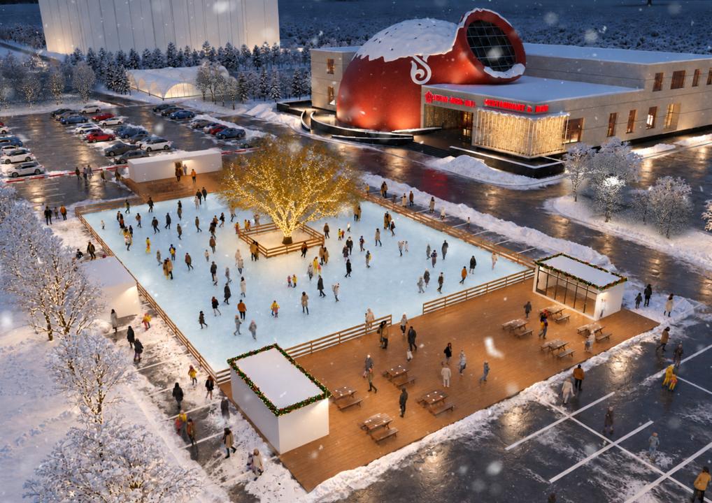 Kazakhstan : une patinoire géante de 1.200 m² en construction à Astana